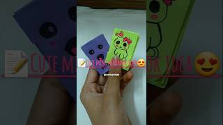 📝✨Cute Mini Notebook😍shorts diy craftyyanjali youtubeshortsindia cutenotebook CraftyyAnjali [upl. by Airla468]