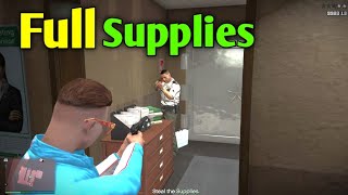 GTA 5 Online  Counterfeit Cash Factory  Steal Full Supplies Business  gtaonline [upl. by Annad]