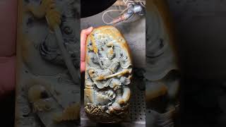 Discover the Art of Stone Sculpting stoneart sculpturepainting craft viralshorts [upl. by Egas778]