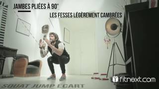 Le squat jump écart [upl. by Yditsahc]