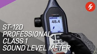 ST12D Professional Class 1 Sound Level Meter [upl. by Mittel]