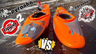 Pyranha Kayaks Firecracker VS Ripper 2 [upl. by Ekihc]