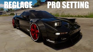 REGLAGE PRO HONDA NSX LIBERTY WALK PRO SETTING THE CREW MOTORFEST TCM META STREET TIER 2 [upl. by Tarazi861]