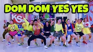 DOM DOM YES YES  TIKTOK VIRAL  ZUMBA DANCE  CHOREO ZIN ACHINK [upl. by Adnaluy434]