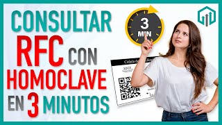 ✅ Consulta tu RFC con HOMOCLAVE en menos de 3 minutos  SAT [upl. by Francyne]