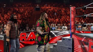 The Wyatt family vs The Shield WWE RAW 2024 [upl. by Schou]