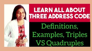 Three Address Code in Compiler Design example What is 3 address code numerical of intermediate code [upl. by Hodgson]