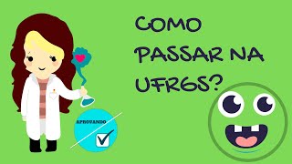 COMO PASSAR NO VESTIBULAR DA UFRGS Dicas vestibularUFRGS [upl. by Polak]