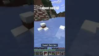 I almost died to a POLAR BEAR in Minecraft… 😭😭 shorts fyp funny gaming video [upl. by Allehcram230]