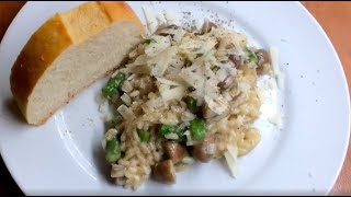 Risotto crémeux aux champignons et asperges  Recette  146 [upl. by Hughie]