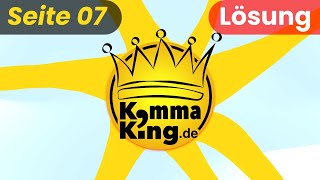 Komma bei Satzgefügen Lösungen Seite 7 Kommaking [upl. by Michale48]