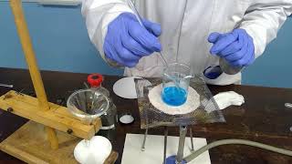 Preparation of Copper Sulfate Crystals [upl. by Ahsinak767]