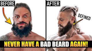 How To Shape Your Beard AT HOME To LOOK THICKER amp DEFINED Step By Step Tutorial  Lex Fitness [upl. by Jc353]