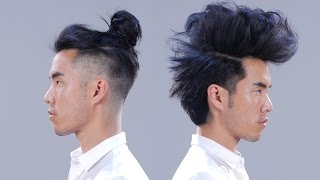 1 Man  12 Hairstyles [upl. by Eisaj]