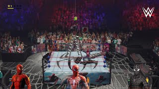 SPIDERMAN X3  LADDER MATCH  WWE2K23  PS5 [upl. by Ahseekal]