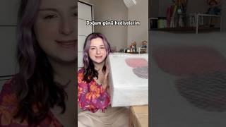 Doğum günü hediyelerimi açıyoruz 😍 shortvideo trending hediye youtubecreatorcommunity [upl. by Asikal396]