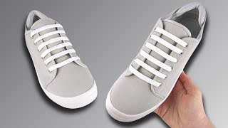 HOW TO BAR LACE SHOES Sneakers Bar Lacing [upl. by Eatnahc]