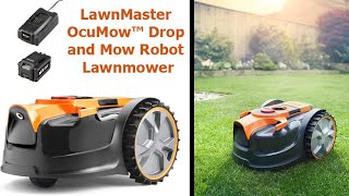 LawnMaster OcuMow™ Drop and Mow Robot Lawnmower UK  US [upl. by Schach]