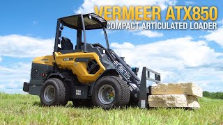 Vermeer ATX850 compact articulated loader in action [upl. by Ynhoj]