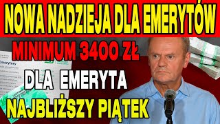 DOKŁADNE DATY 14 EMERYTURY ZUS ZAPEWNI MINIMUM 3400 ZŁ DLA KAŻDEGO EMERYTA JUŻ W NAJBLIŻSZY PIĄTEK [upl. by Koziel]