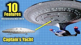 USS Enterprise 10 Little Known Features Star Trek The Next Generation [upl. by Aruat]