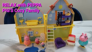 ASMR Peppa Pig Playhouse Cozy Family Moments  Daddy Pig Mommy Pig amp Goerge with Dino [upl. by Adriaens351]