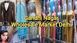 अब रिटेल मे सब deginer dresses लो सीधा wholesale shop se  gandhi nagar market [upl. by Arocahs114]