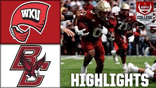 Western Kentucky Hilltoppers vs Boston College Eagles  Full Highlights  ESPN College Football [upl. by Anele319]