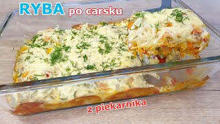 Przepyszna ryba zapiekana w piekarniku 👌 delikatna i soczysta 🎄 szybko i bardzo smacznie 👍 [upl. by Sapers431]