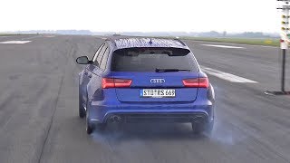 730 HP Audi RS6 Performance 40 TFSI V8 Quattro PPPerformance 12 Mile Drag Race [upl. by Enairb]