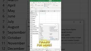 Transpose Vertical to horizontal in Excel excel exceltips [upl. by Cinimod]