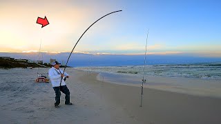 Surf Fishing the Morning Bite and Caught This [upl. by Niuqauj]