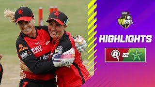 Gades Hold On In Derby  Melbourne Renegades v Melbourne Stars  WBBL10 [upl. by Fawnia]