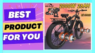 GUANI GN88 Electric Bike 4026 Inch Fat Tire Cross Country [upl. by Oniram]