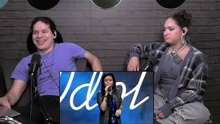 Its different Level singers Waleska amp Efra react to Indian Idol auditions [upl. by Zicarelli]