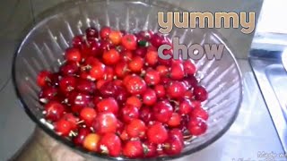 How to make pomerac and cherry chow [upl. by Idmann]