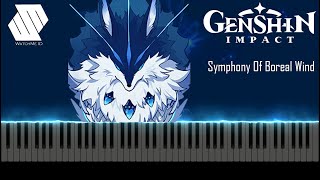 Genshin Impact OST  Symphony Of Boreal Wind Piano Arr by WatchMe ID [upl. by Yenaffit]