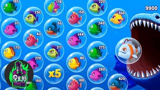 Fishdom Ads Mini Games new 351 Update video Hungry Fish 🐠  New update level Trailer video 2024 [upl. by Ettena]