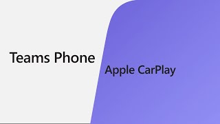 Make Teams calls on the go with Apple CarPlay [upl. by Rafi]