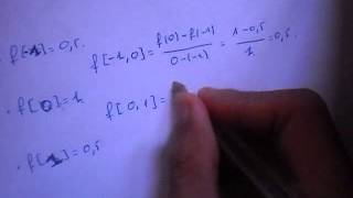 Analyse numérique  interpolation polynomiale par méthode de NEWTON [upl. by Feeley]