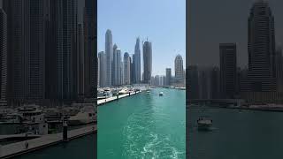 Dubai Marina Cruise Dubai visitdubai traveltips uae dubaimarina dubailife burjkhalifa [upl. by Ocimad479]