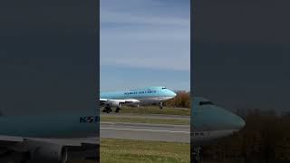 Korean Air Cargo 747400F Landing on Runway 15 ICNANC [upl. by Hausmann560]