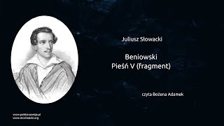 Juliusz Słowacki  Beniowski Pieśń V fragment [upl. by Goldi]