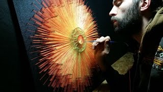 Mandala String Art Making of HOLY GLORY [upl. by Specht402]