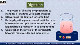 The Purity of the Precipitate Gravimetric Analysis Part 2  Dr Sanjay Gaikwad [upl. by Crysta990]