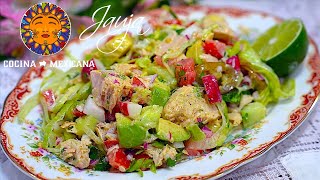 Ensalada de Salpicón de Atún con Mi Aderezo Favorito [upl. by Hallagan268]