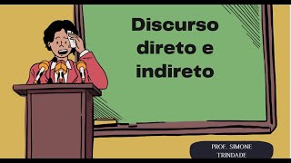 Aula discurso direto e indireto online [upl. by Zampino]