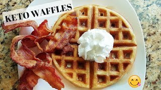 TIRED OF EGGS SUPER BOMB KETO WAFFLE RECIPE  COOK ALONG  KETO FASHO [upl. by Drarrej]