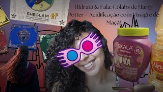 Hidrata amp Fala Colabs de Harry Potter  Acidificação com Vinagre de Maçã harrypotter [upl. by Jocelin790]