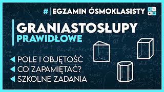 DLACZEGO NIE OGARNIASZ GRANIASTOSŁUPÓW 📐 Zrozum to raz na zawsze ✅️  Egzamin Ósmoklasisty 2025 [upl. by Ayhtin]